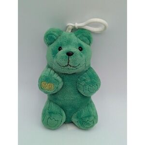 Gummy Bear Mini Plush Clip On Green 5‎ Inch 2004 Stuffed Animal Toy